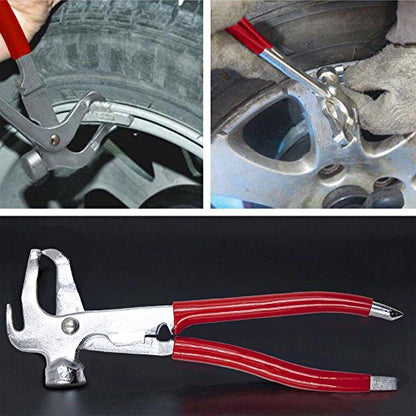CKAuto Wheel Balancing Weight Plier Hammer Tool, Wheel Weights Clip On - size: Wheel Weight Hammer