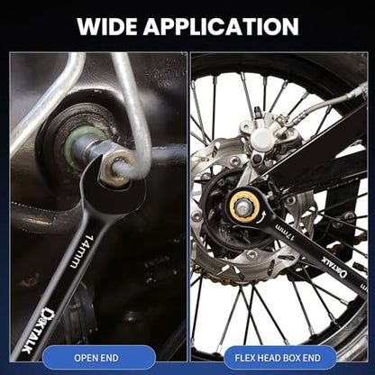 8PCS Metric Ratcheting Wrench Set, 72-Tooth Combination Wrench Set, 8-19mm | 5-Degree Swing Arc for Tight Spaces,CR-V Steel, Rust-Resistant Black Finish with Storage Organizer - size: Metric