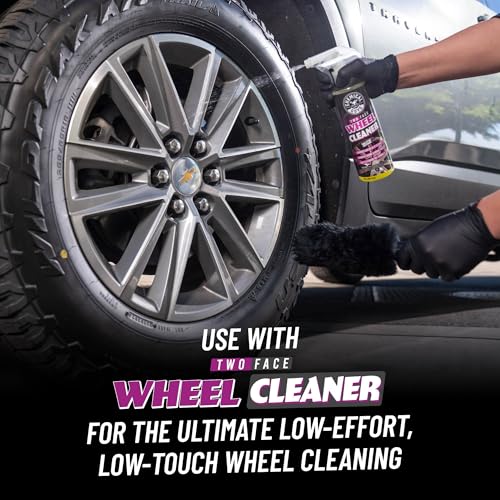 Chemical Guys, Gerbil Wheel & Rim Brush, Soft Natural Bristles, for Tires | Soft natural bristles safely clean wheels, rims, exhausts and delicate finishes on cars without scratching - size: 1 Count (Pack of 1)