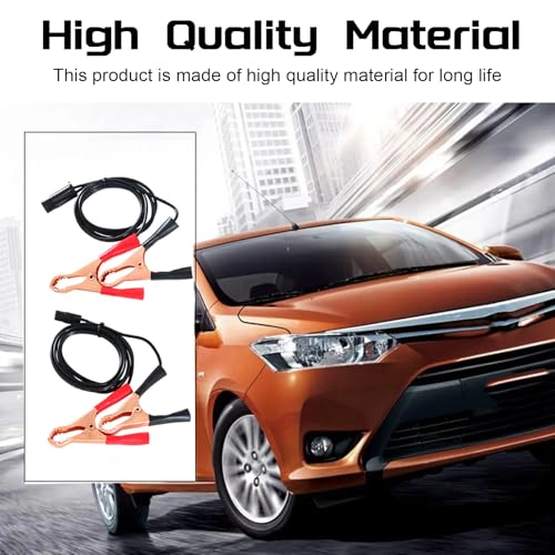 NTNEV 4PCS Car Fuel Injector Cleaner Kit, Universal Fuel Injector Flush Cleaner Adapter DIY Cleaning Tool Kit with Test Lead, SUV Truck RV Car Fuel Injector Tester Fuel Pump Pressure Test