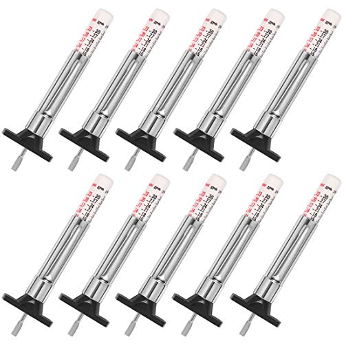 PROND Tire Tread Depth Gauge, Tread Depth Gauge, Tire Gauges, Color Coded Tire Depth Gauge, Tire Tread Gauge, Tire Tread Depth Accurate Measurement Tools (White Type - 10PCS) - color: White Type - 10PCS