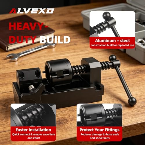 AN Fuel Line Fittings Installation Tool Kit Compatible with 4AN-12AN | Deisgn for Easy Connect and Disconnect, Works with 4AN 6AN 8AN 10AN 12AN hoses and socket nuts