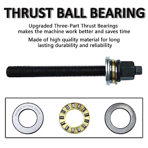 LS Harmonic Balancer Installation Tool Compatible with GM 1997-UP V8 LS1 LS2 LS3 LS4 LSX LSA LQ4 LQ9 Crank Pulley Install Tool with High Carbon Chromium Bearing Steel Thrust Rolling Bearings (GCR15) - size: With (GCR15) High Carbon Chromium Bearing