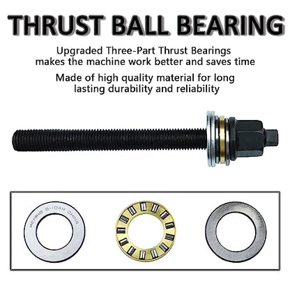 LS Harmonic Balancer Installation Tool Compatible with GM 1997-UP V8 LS1 LS2 LS3 LS4 LSX LSA LQ4 LQ9 Crank Pulley Install Tool with High Carbon Chromium Bearing Steel Thrust Rolling Bearings (GCR15) - size: With (GCR15) High Carbon Chromium Bearing
