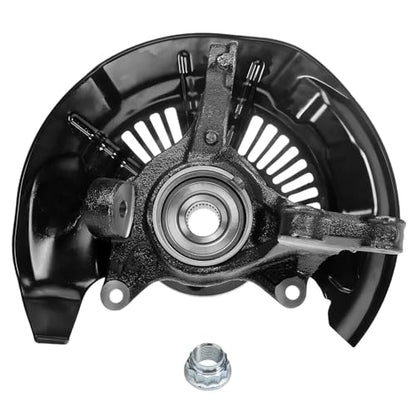 Detroit Axle - Front Wheel Bearing Hubs Brake Calipers for Lexus RX350 | Lexus RX450h Toyota Highlander, Steering Knuckles & Wheel Hub Bearings Disc Brake Calipers w/Brackets Replacement - size: 4BU50496/Kit