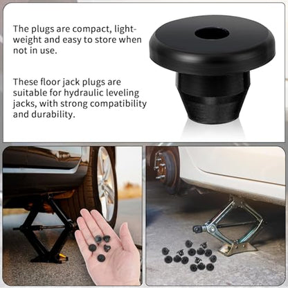 5Pcs Oil Plug Fit Hole of 5/16" Rubber Hydraulic Jack Oil Plugs Universal Jack Replacement Accessories Hydraulic Filler Bung for Oil Reservoir Filler Hole Jack Accessories