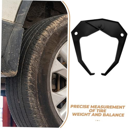 ULTECHNOVO Tire Rim Measuring Tool Automotive Tire Balancer Caliper for Accurate Tire Measurement Portable Tire Caliper for Car and Motorcycle Wheel Balancing