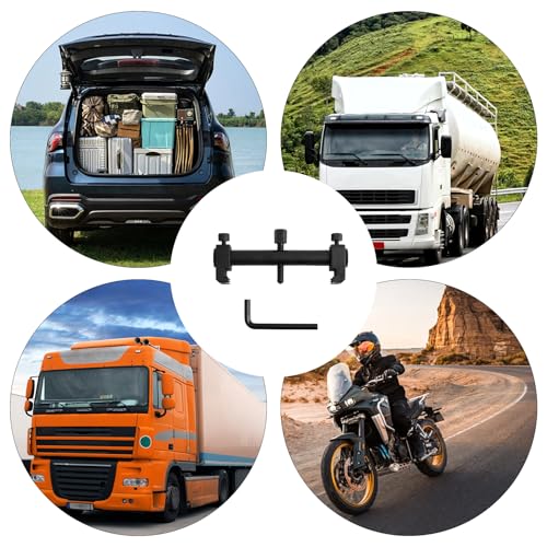 Erice Harmonic Balancer Puller, Portable Steel Crankshaft Pulley Puller, Adjustable Crankshaft Pulley Removal Tool, Steering Wheel Puller for Crankshaft Belt Engine Pulley Removal