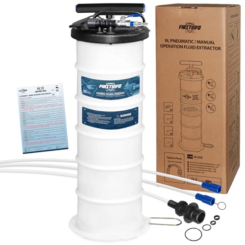 FIRSTINFO A1108USY3 9L Patented Pneumatic/Manual Oil Extractor 3 Tubes - size: 9L Pneumatic/Manual