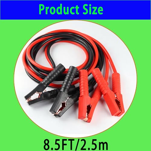 Jumper Cables for Car Battery, 8.5 Feet 1000Amp Automotive Booster Cables for Automobile, Car, SUV and Trucks, Jumper Cables Kit