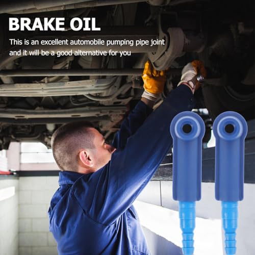 BESPORTBLE 5Pcs Exchange Tool Connector Brake Bleeding Kit, Universal Auto Car Oil Bleeder Pump Exchange Adapter Fluid Changer Automotive Fluid Bleeder Bleeding Connector Adapter