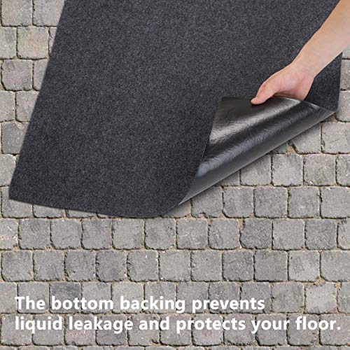 Turkey Fryer Mat,For floor surface/Absorbent mat Lightweight Washable Floor Mat to Protect Decks and Patios from Grease Splatter,Against Damage and Oil Stains or Grease Spills，back Non-slip (36”×40“) - size: 36”×40“