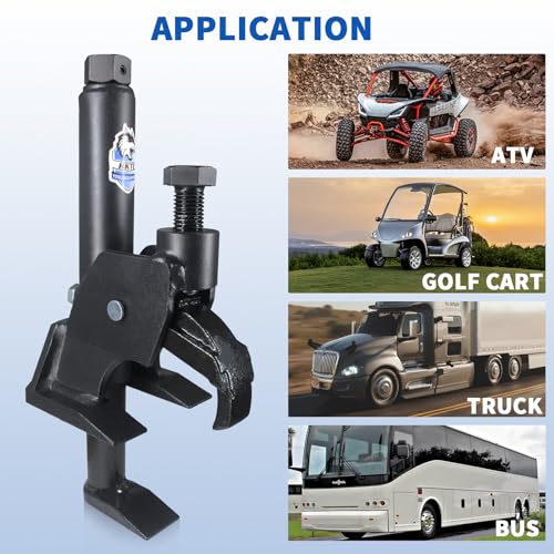 HKTE Manual Tire Bead Breaker Adjustable Hammer Tires Changer Tool for ATVs, Lawnmower Tires, 38" and 42" 14-ply Farm Tractor - color: Manual Tire Bead Breaker