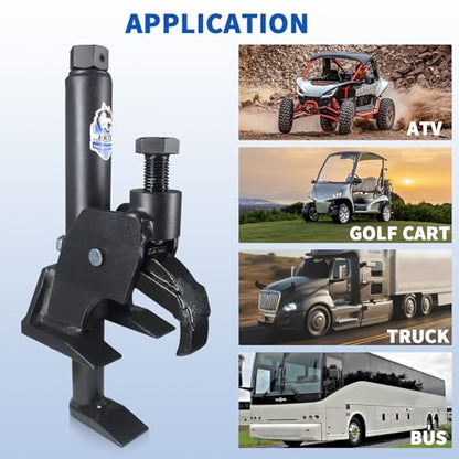 HKTE Manual Tire Bead Breaker Adjustable Hammer Tires Changer Tool for ATVs, Lawnmower Tires, 38" and 42" 14-ply Farm Tractor - color: Manual Tire Bead Breaker