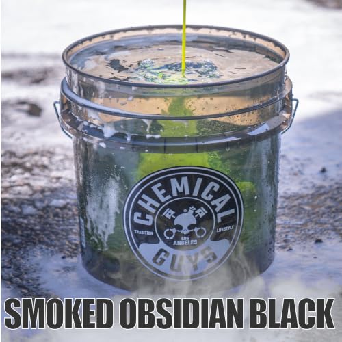 Chemical Guys Heavy Duty Detailing Bucket Smoked Black (4.5 gal)