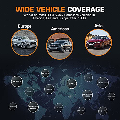 Autel AutoLink AL619 OBD2 Scanner, ABS SRS Warning Light Scan Tool, Turn Off Check Engine Light Car Diagnostic Tool, 10 OBDII Test Modes, Live Data, Freeze Frame, 2026 Up of ML619 AL519 ML519