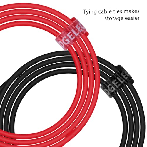14 Gauge 2pcs 9.9 Ft Stackable 4MM Banana Plug to Alligator Clips UL3135, Heavy Duty Silicone Test Leads Set Jumper Wires Kit for Testing - EDGELEC - size: 9.9 Ft(3m)