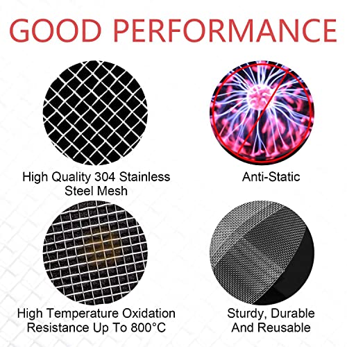Tuklye Stainless Steel Wire Mesh Screen for Thermoplastic Repairs,Car Bumper Repair for Thermoplastic Repairs,5.9 x 7.9inch (150 x 200mm) Plastic Welding Kit 5 Pieces