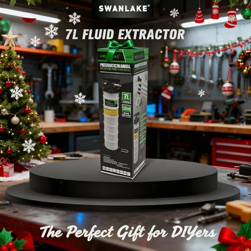SWANLAKE 7 Liter Pneumatic/Manual Fluid Extractor Pump, Oil Changer Vacuum Fluid Extractor, Oil Change & Fluid-Change Tool - size: 7L