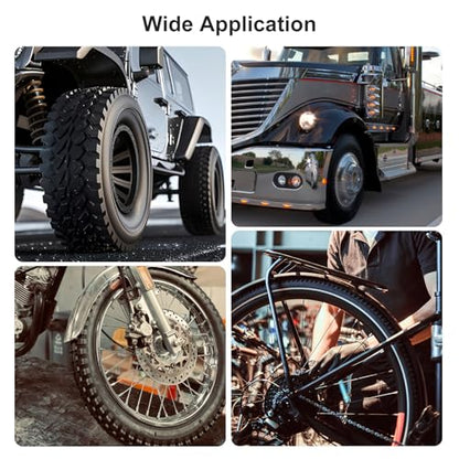 Atsafepro 200 PSI Digital Tire Pressure Gauge-2.5" LCD Display,Professional Air Pressure Gauge-4 Units Switch, 360° Swivel Head, Hold & Deflate Feature, Heavy-Duty Psi Gauges for Car, Motorcycle, Bike