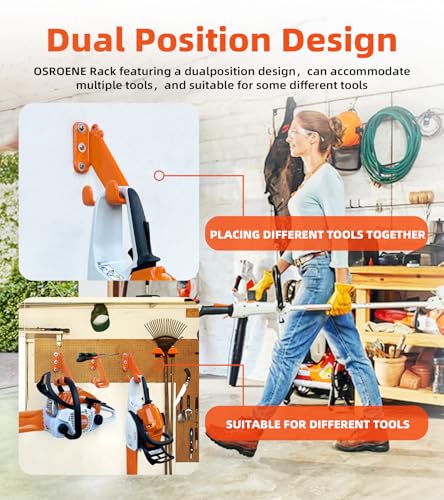 Chainsaw Hanger, 3 Pack Chainsaw Wall Mount, Heavy Duty Chainsaw Holder, Garage Organization Garage Storage Shed Organizer Mounted Chainsaw Rack - color: 3 Pack