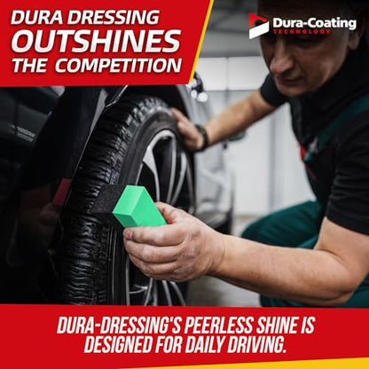 Dura-Dressing XL Total Tire Kit - Double Size Car Kit - Tire Dressing, Cleaning and Restoration Kit for Cars - High Gloss Coating to Renew and Protect Your Tires - Made in USA - size: XL Total Tire Kit