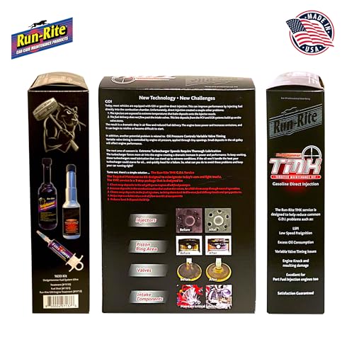 Preventive Maintenance Fuel Cleaner Kit - Gas Treatment and Fuel Injector Cleaner - Valve, Carbon Deposit & Fuel System Treatment - Improves Fuel Performance and Intake Lubrication (2 Kits)