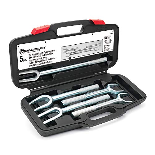 Powerbuilt Tie Rod and Ball Joint Separator Kit, Ford and GM Vehicles, Pitman Arms, Cars, Light Duty Pickup Trucks - 648630 - size: 5 Piece, Tie Rod and Ball Joint Separator