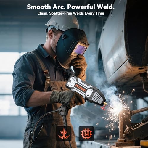 Portable Handheld Welding Machine 110V: 200A IGBT Inverter ARC Welder Gun with Digital Display & 6-Level Current Control, Hot Start & Anti-Stick Fits for 3/32"-1/8" Stick Rod - style: MMA200