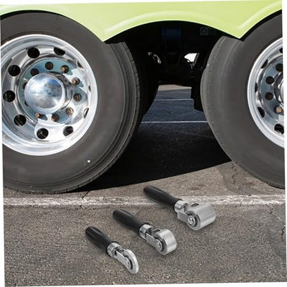 Holibanna 3pcs Tire Repair Tool Set with Plastic Handle Automotive Tire Patch Rollers for Car Truck Motorcycle