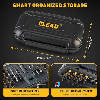 46 in 1 Magnetic Ratchet Screwdriver Set, Multi-Bit Screwdriver Kit, Nut Driver Set, Detachable Ratchet Handle with Storage Case, Repair Tool Kit for Furniture, Computer, Bicycle - style: 46-in-1 New Version