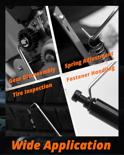 5PCS Seal Puller & Pick and Hook Set for Automotive | Universal Seal Removal Tool Kit for Oil/Grease Seals Removal & Installation