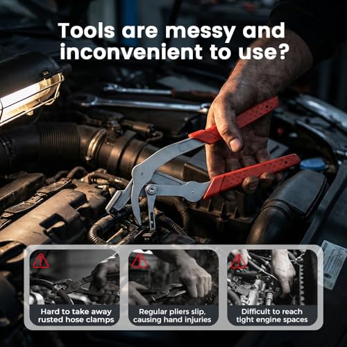 Automotive Clip Removal Tool & Trim Removal Pliers, Multi-Functional Heavy Duty Car Fastener Remover for Door Panels, Trim Clips, Damage-Free Disassembly (1 PCS) - color: 1 Pcs