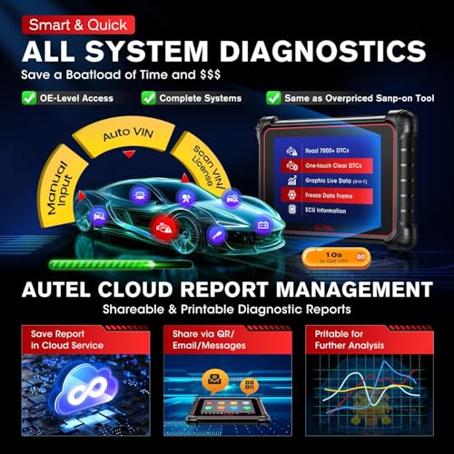 Autel MaxiCOM MK900BT Bidirectional Scanner, 40+ Service CAN FD DoIP | 2026 8In MK900-BT V2.0 of MK900 MK808S MK808BT PRO MX900 MX808S, 3000+ Active Tests 200+ Brands, OE OBD2 Diagnostic Tool FCA