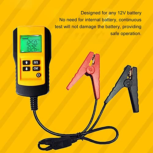 AE300 Digital Battery Analyzer for 12V Car Battery LCD Display with Accurate Analysis