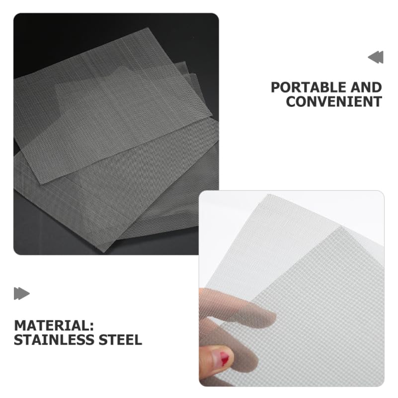 Car Bumper Repair Mesh Kit 8Pcs Plastic Welding Wire Screen for Quick Hole Fixing Durable Steel Mesh for Diy Auto Bumper Restoration