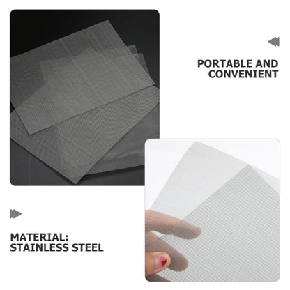 Car Bumper Repair Mesh Kit 8Pcs Plastic Welding Wire Screen for Quick Hole Fixing Durable Steel Mesh for Diy Auto Bumper Restoration