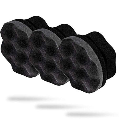 Adam's Polishes Pro Tire Hex Grip Applicator (3 Pack) - Tire Shine Car Detailing Foam Sponge Tool|Car Cleaning Supplies After Car Wash Tire Cleaner | for Vinyl Rubber & Trim Accessories-Wheel Cleaner - size: 3 Pack