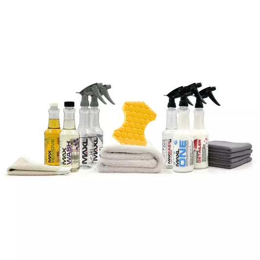 MAXL® Method Complete System 10 Premium Auto Detailing Solution Bundle | All-in-One Car Detailing Kit for Deep Clean, Paint Protection, Instant Gloss, Spot-Free Drying, Easy Rinse-Off Application - style: MAXL Complete System Bundle