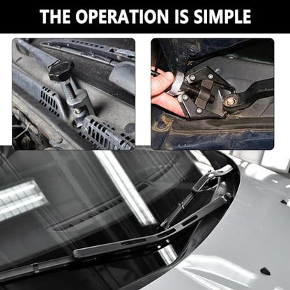Windshield Wiper Arm Removal Tool Kit,Professional Bearing Puller & Battery Terminal Puller for Easy Removal and Repair Wiper Arms,Universal Wiper Arm Puller Car Accessories - color: Wiper Arm Puller Kits