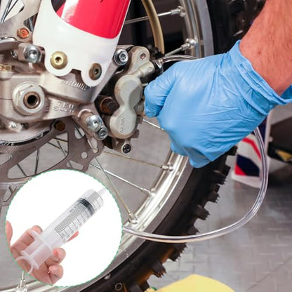 Brake Bleed Kit, Hydraulic Disc Clutch Bleeder Tool | for Motorcycle, Motorbike, Scooter and Quad Brake System Repair or Maintenance