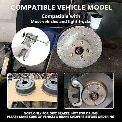 RAMATA 24300 Single Speedy Brake Pad Spreader, Brake Caliper Compresser, Disc Brake Caliper Compression Tool Compatible with Most Vehicle &Trucks - size: 24300