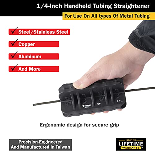 Titan 85522 1/4-Inch Handheld Tubing Straightener - size: 1-4-Inch Tubing Straightener