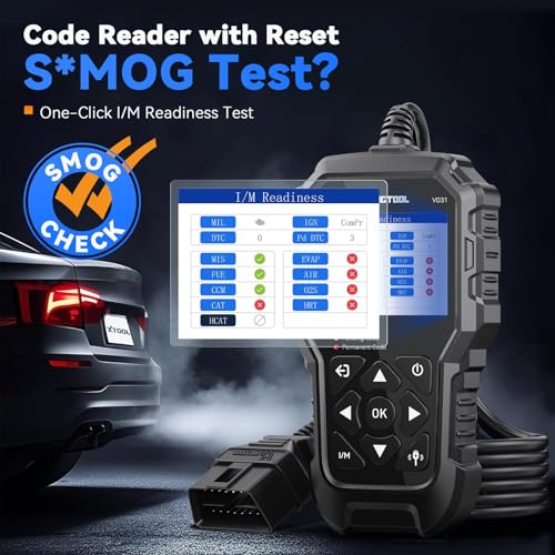 VDIAGTOOL VD31 Enhanced OBD2 Scanner, 3-in-1 Check Engine Code Reader, OBD2 Scanner Diagnostic Tool with Car Battery Tester & Car Key Battery Tester, Car Code Reader for Cars and Trucks All Cars 1996+