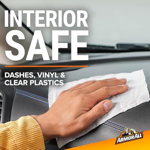 Armor All Car Cleaning Wipes, Wipes for Car Interior and Car-Exterior, 90-Wipes Each (Pack of 6) - size: 90ct (Pack of 6)