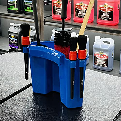 Portable Auto Wash Bucket Organizer & Car Detailing Tool Hanger - Blue