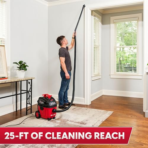 Vacmaster 4-Gallon 5 Peak HP Household Wet/Dry Vacuum - VF408B 1101