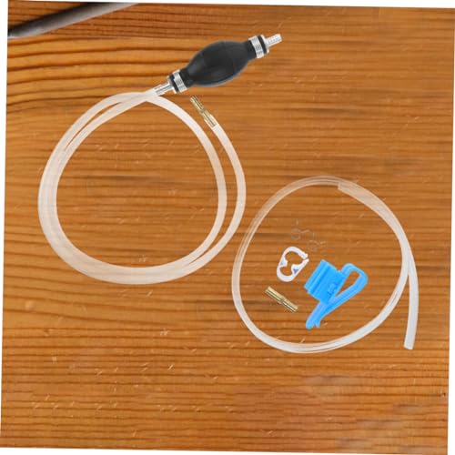 ULTECHNOVO 1set Manual Hand Siphon Pump for Fuel Transfer Gas Oil Siphon Hose Pump Kit for Cars Motorcycles Boats Efficient Liquid Transfer Tool for Maintenance and Emergencies