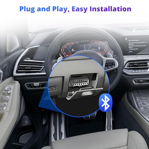 ATOTOZONE AC-4450 Bluetooth OBDII/OBD2 Car Diagnostic Scanner/Scan Tool,Car Engine Fault Code Reader，Check Engine Light,Compatible with A5,A6,S8,P9,X10,V10,P10 Series,Not for F7,P5,P8 Series