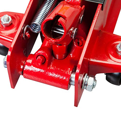 TCE TCET825051R Torin Low Profile Hydraulic Trolly Jack, 2.5 Ton (5,000 lb) Capacity, Red - style: Floor Jack